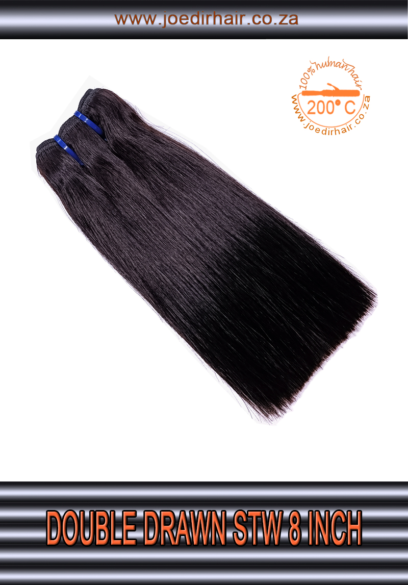 Double Drawn Bundle 8 inch